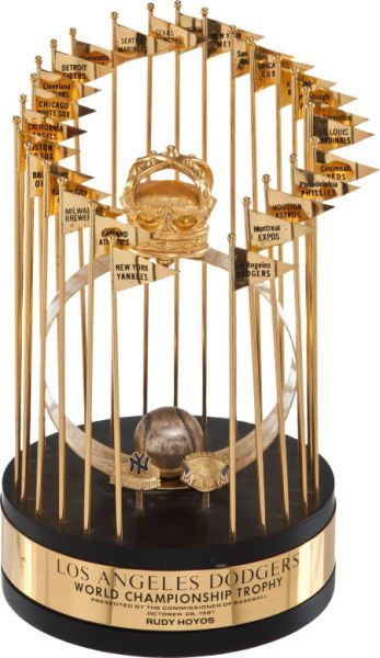1981 World Series Trophy Los Angeles Dodgers